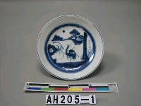 藏品(青花松鶴紋盤)的圖片